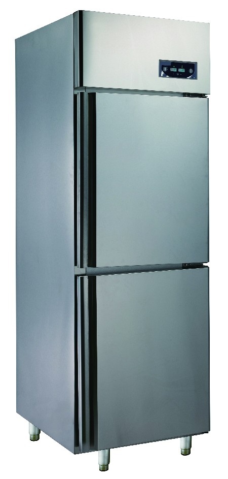 Standard project copper static cooling two door refrigerator