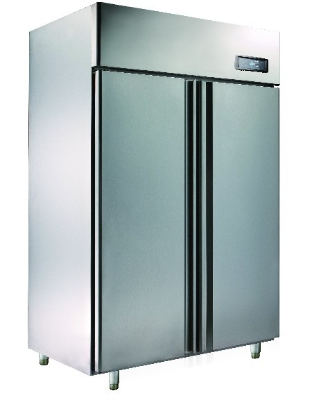 豪华工程款风冷双大门单温立式冰箱